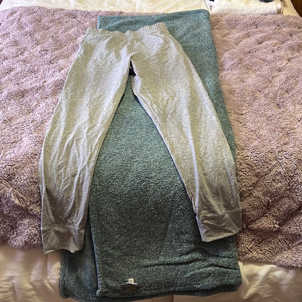 Gray PINK joggers.